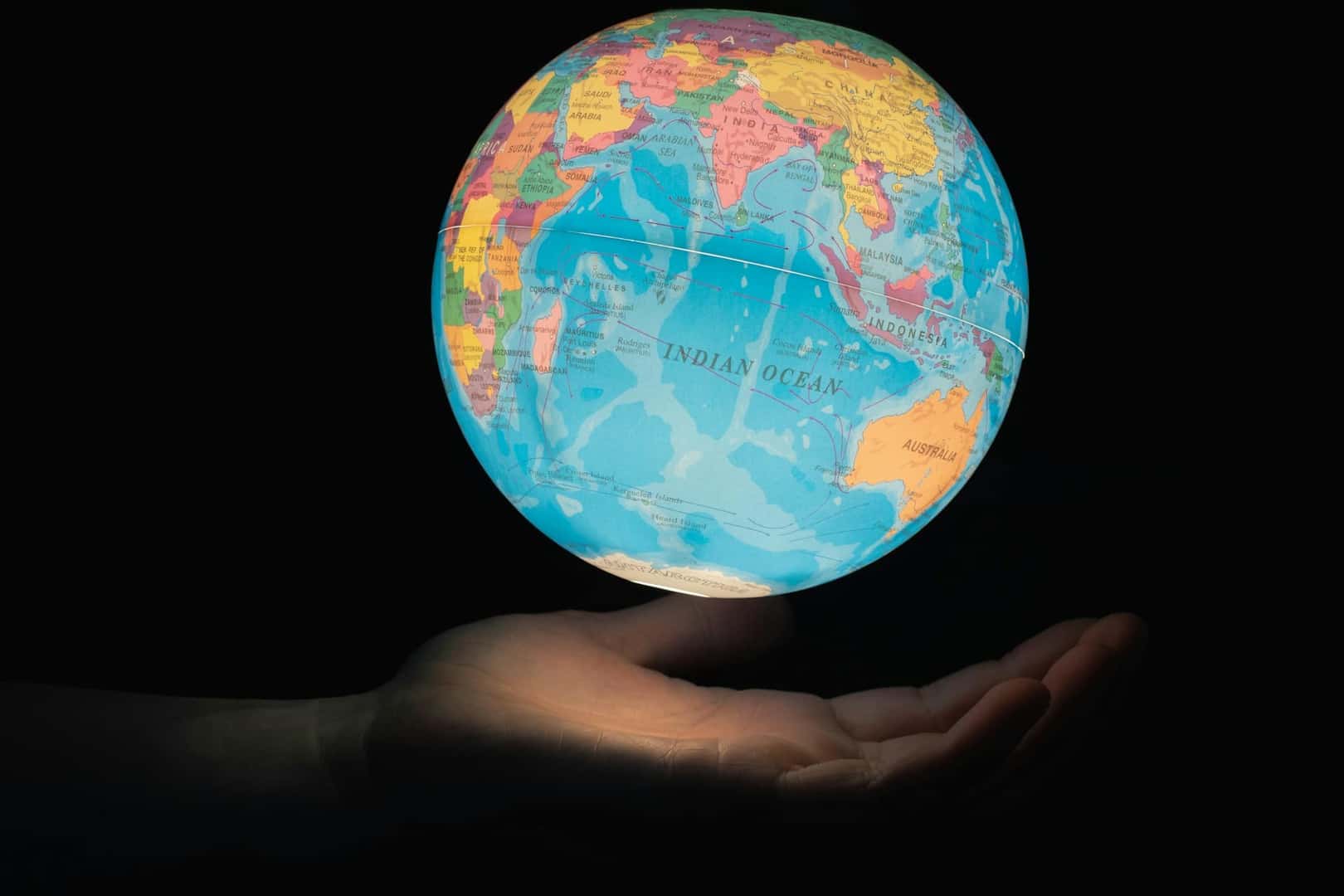 Glowing globe stock concept by Greg Rosenke