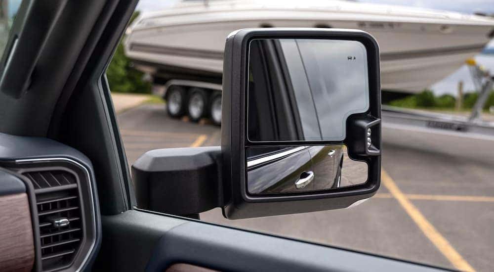 Mirror on a 2025 Chevy Silverado 2500 HD.