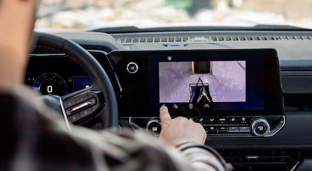 Backup camera in a 2024 Chevy Colorado.