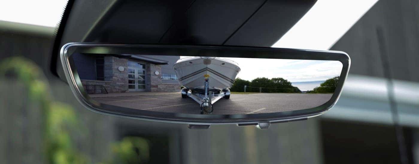 Rear view mirror camera on a 2024 Chevy Silverado 2500 HD for sale near Boiling Springs