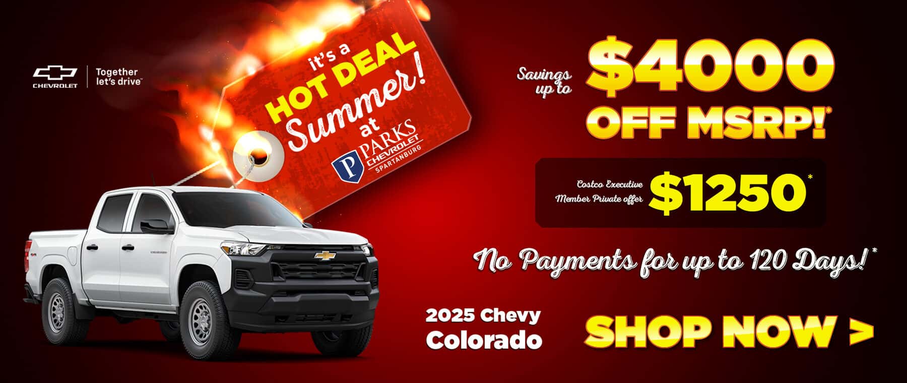 July Colorado Truck Special for Desktop - Chevy Spartanburg