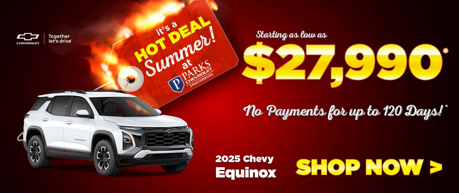 July Equinox SUV Special for Desktop - Chevy Spartanburg