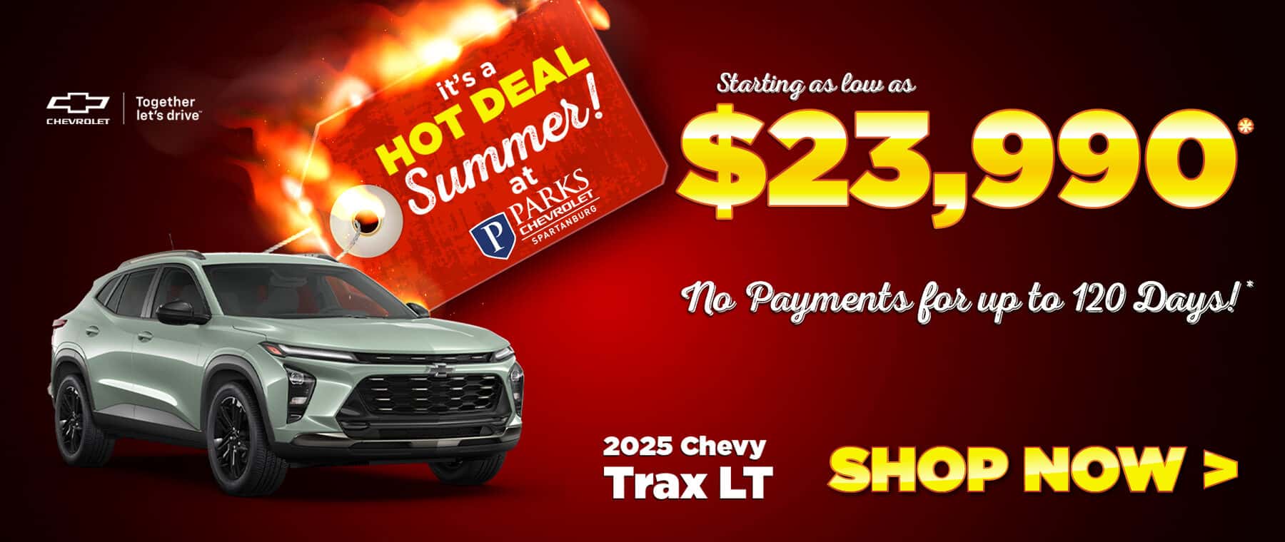 July Trax SUV Special for Desktop - Chevy Spartanburg