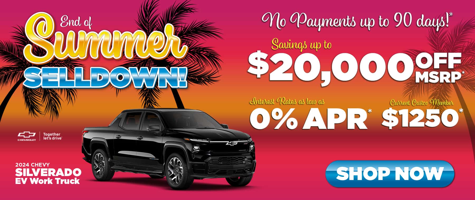 2024 Silverado EV Work Truck Banner