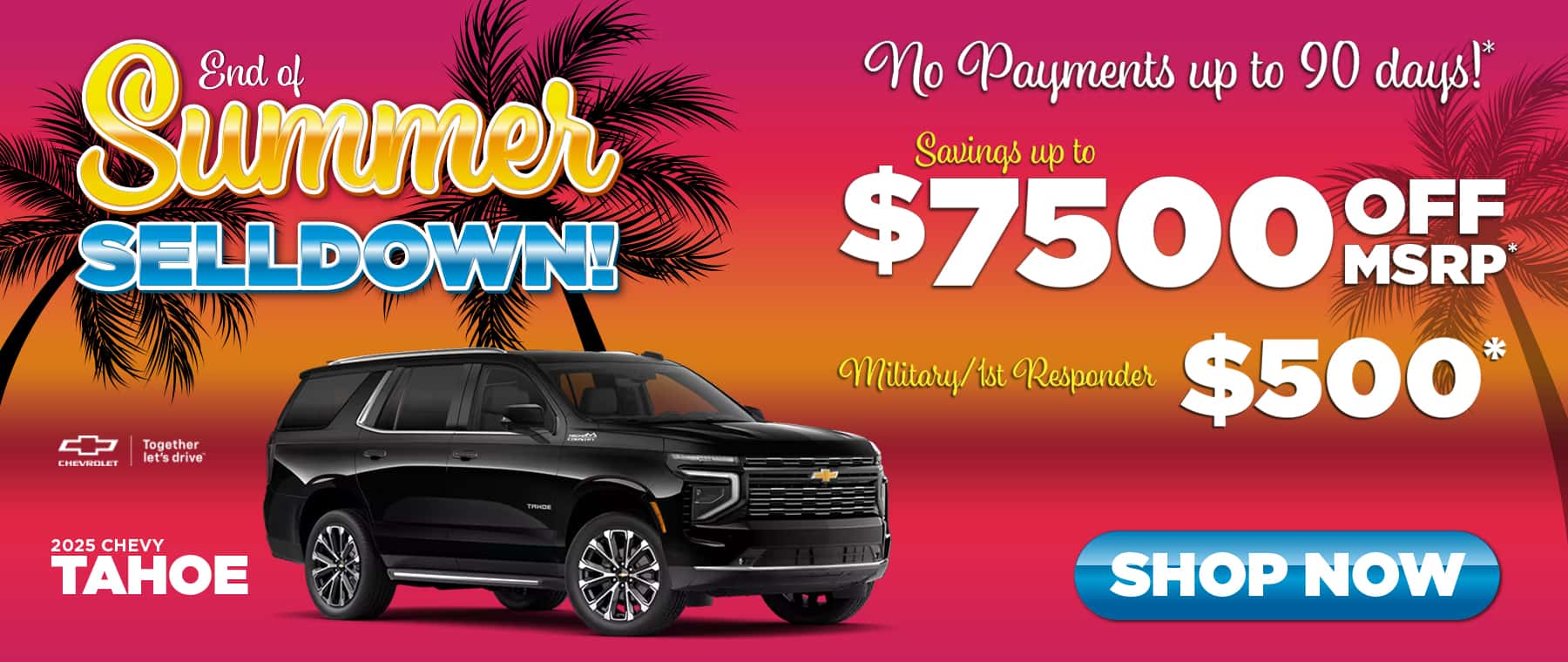 2025 Chevrolet Tahoe Banner