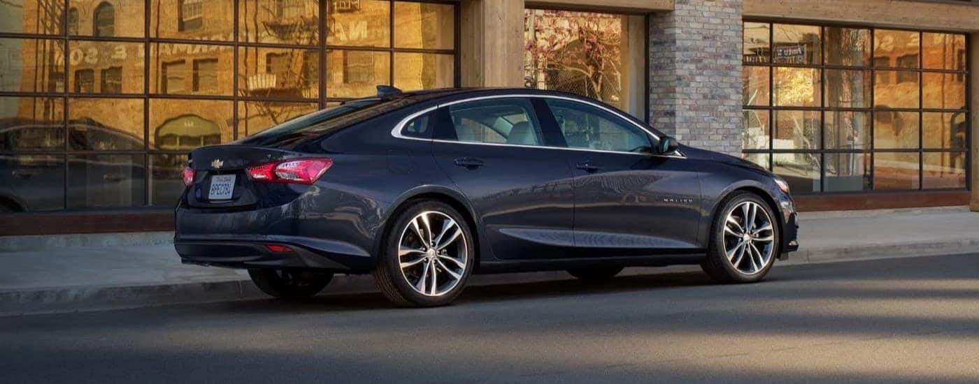A black 2023 Chevy Malibu from a Chevy dealer near Woodruff