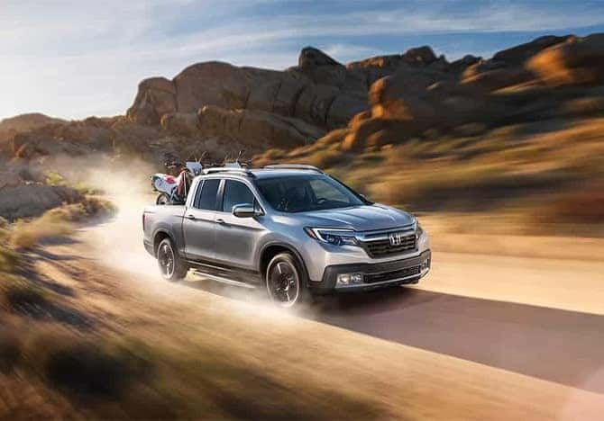 2020 Honda Ridgeline action shot