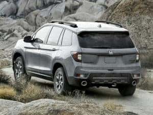 2022 honda passport driving in the mountains