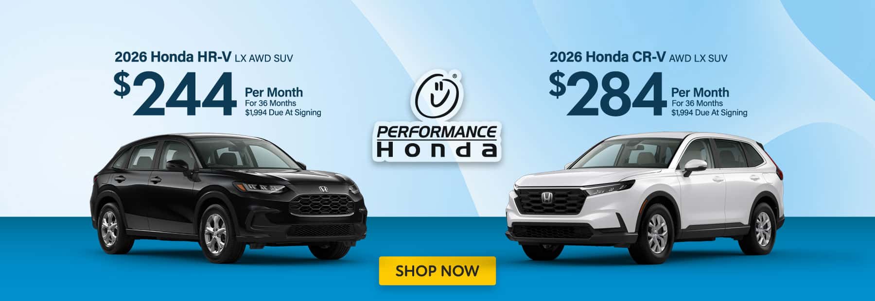 CR-V HR-V Offer