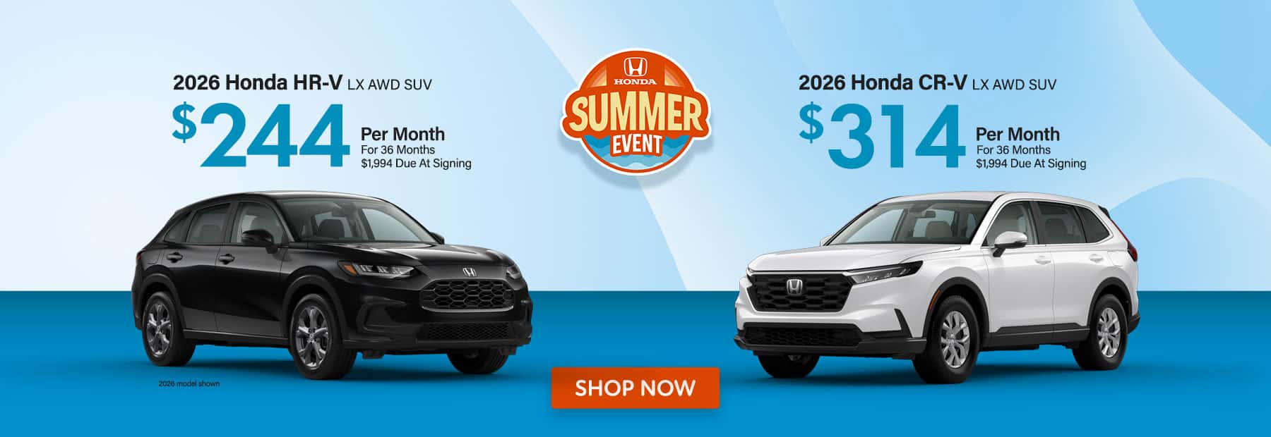 HR-V CR-V Offers