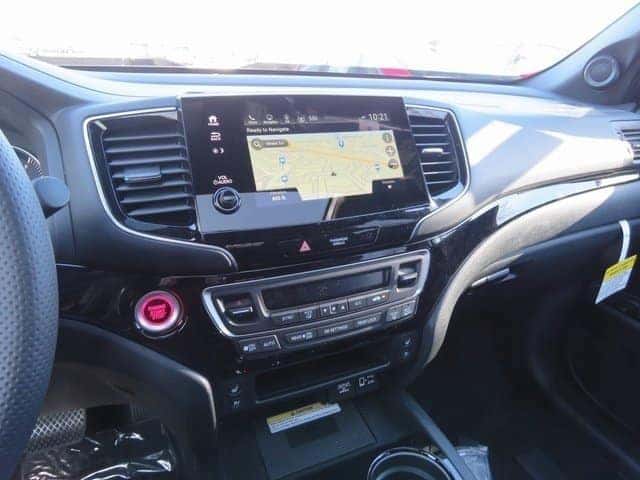 the interior of a honda passport