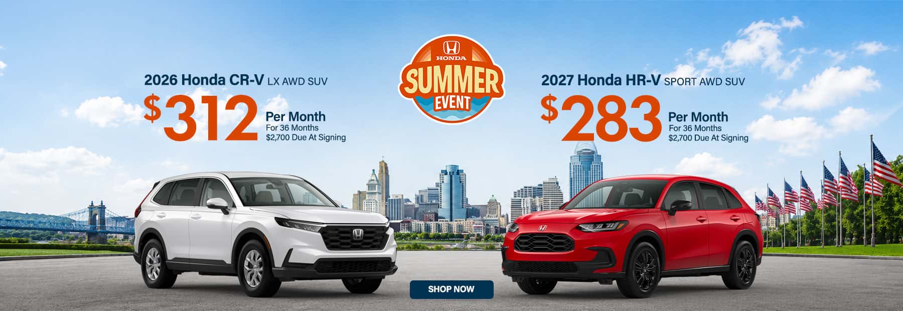 CR-V and HR-V Offer