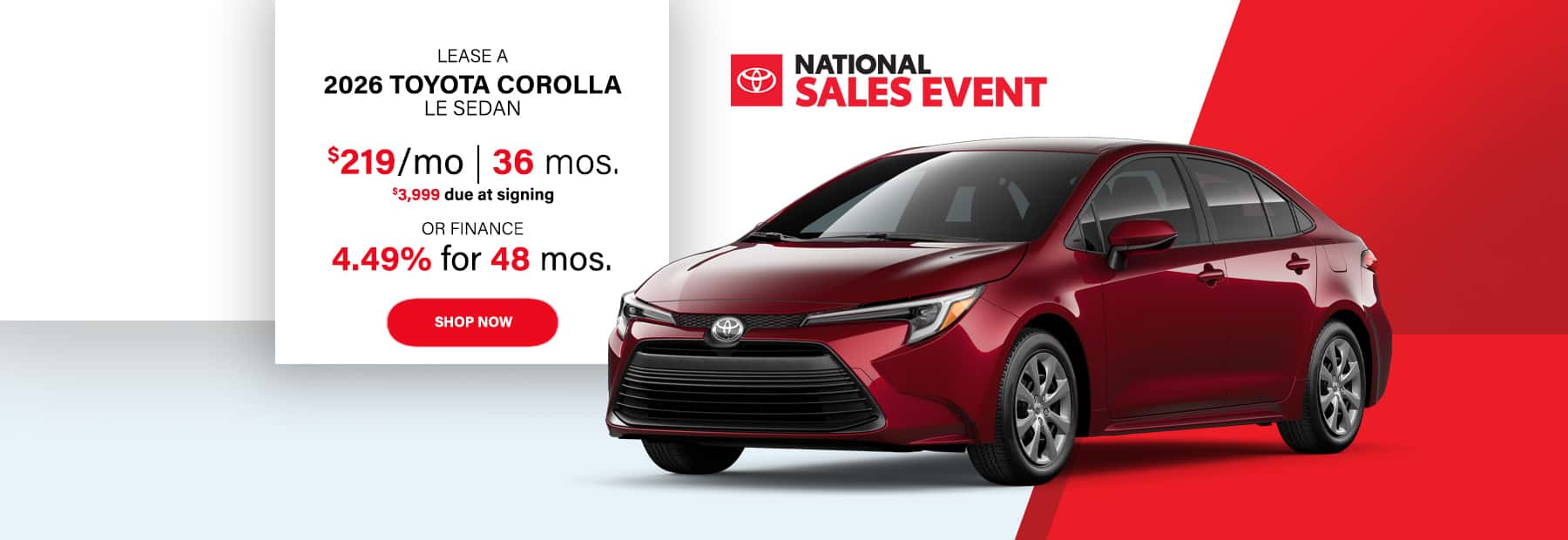 Corolla Offer