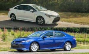 camry vs corolla in fairfield, oh