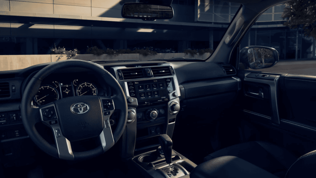 new toyota 4runner interior technology features