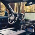heres the interior of the 2023 toyota sequoia
