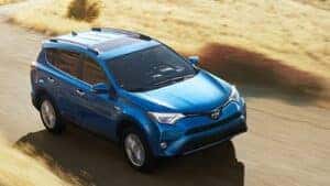 blue 2018 toyota rav4