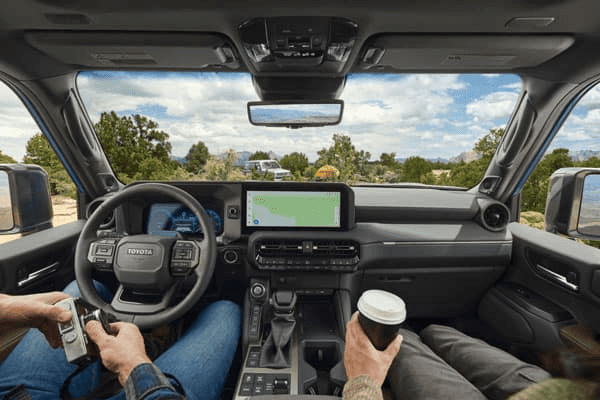 2025 Toyota Land Cruiser interior view
