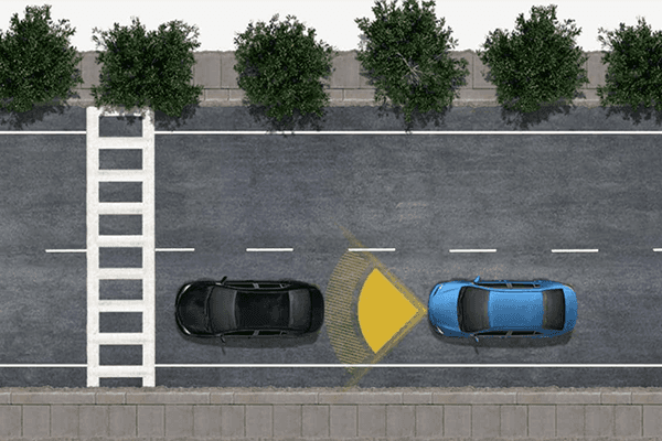 Toyota Pre-Collision System technology in action