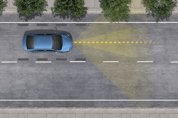 Toyota Lane Tracing Assist technology