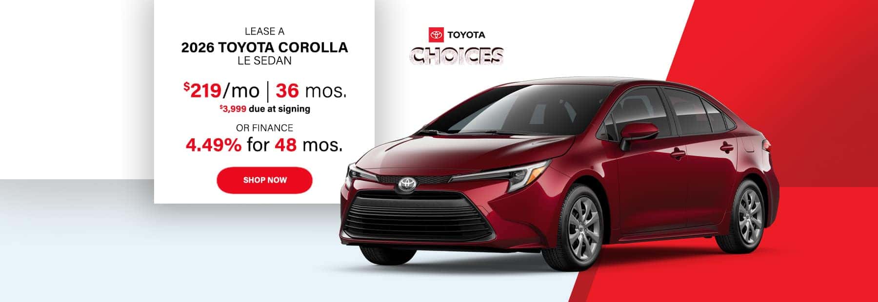 Corolla Offer