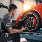 Porsche service tech