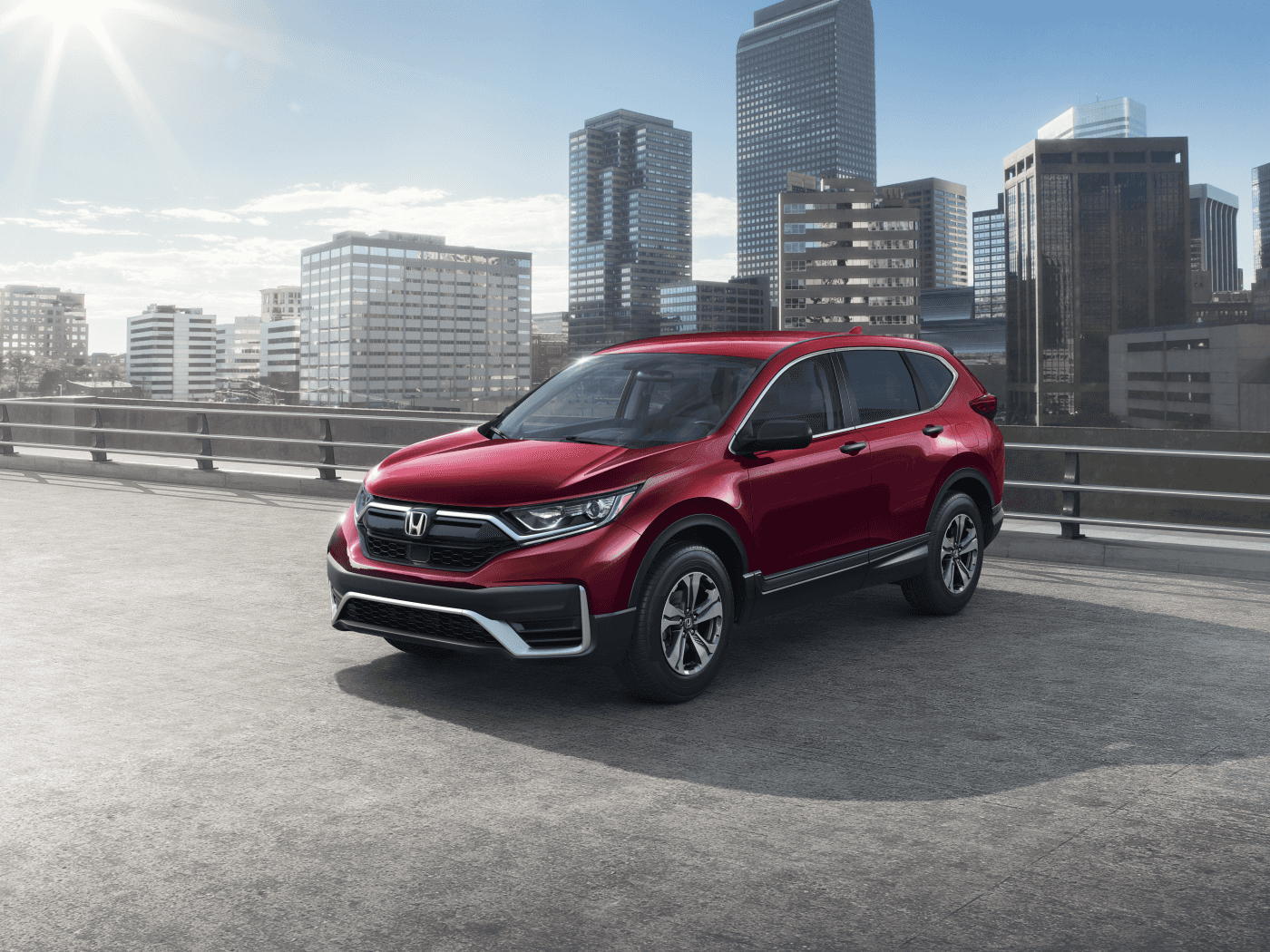 Honda CR-V in a parking lot