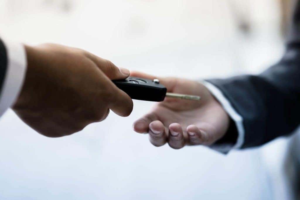 Handing Over Key