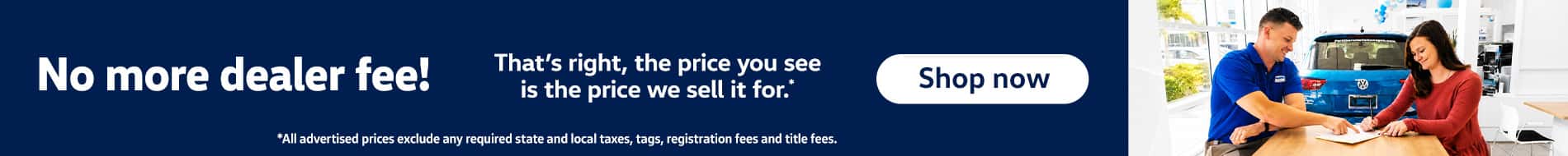 no delaer fees