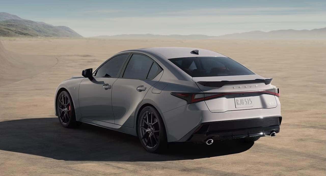 New 2026 Iridium Lexus IS driving in Baton Rouge, LA
