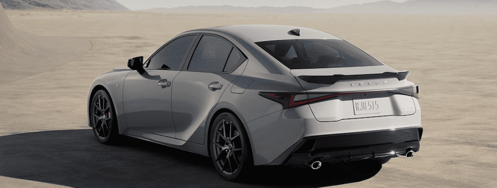New 2026 Lexus IS driving near Prairieville, LA