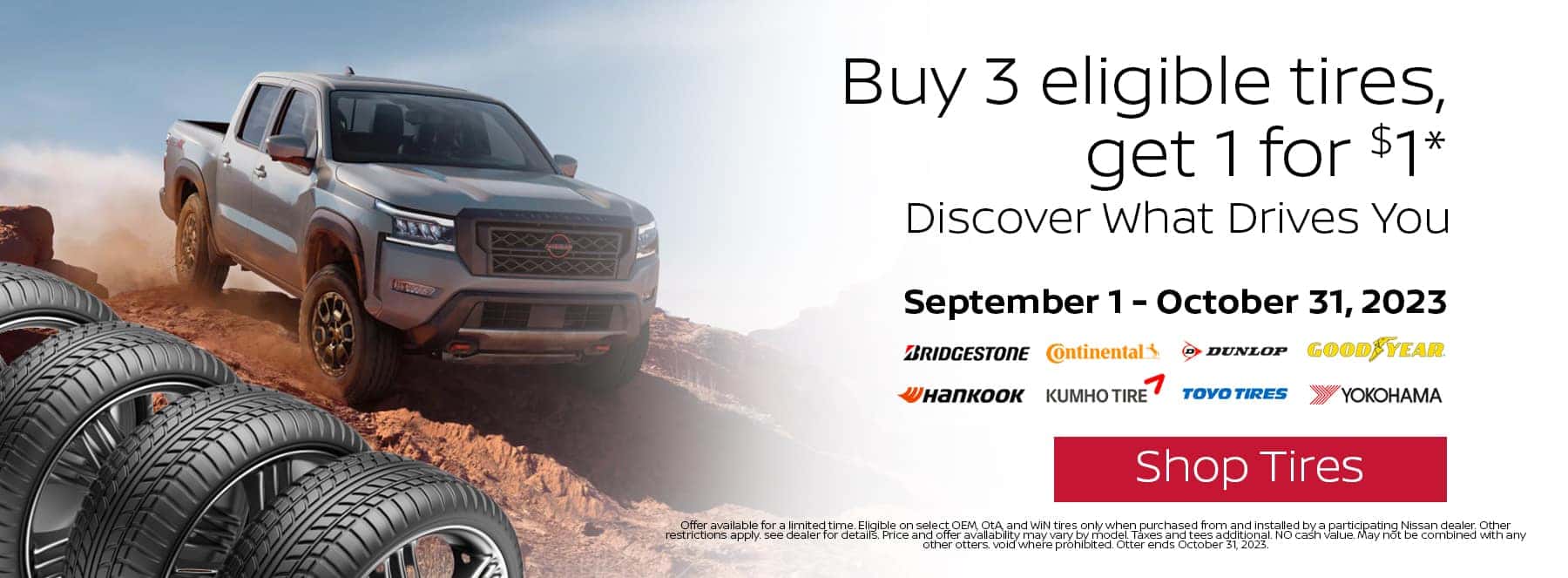 Nissan Tire Sale Near Me in Baton Rouge, LA