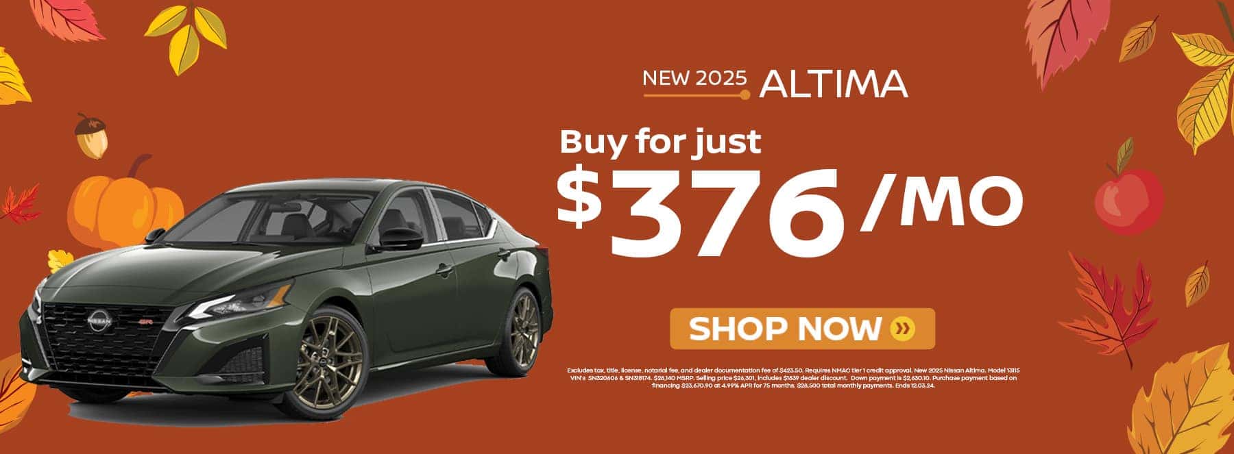 New Altima Deals Near Me in Gonzalese, LA