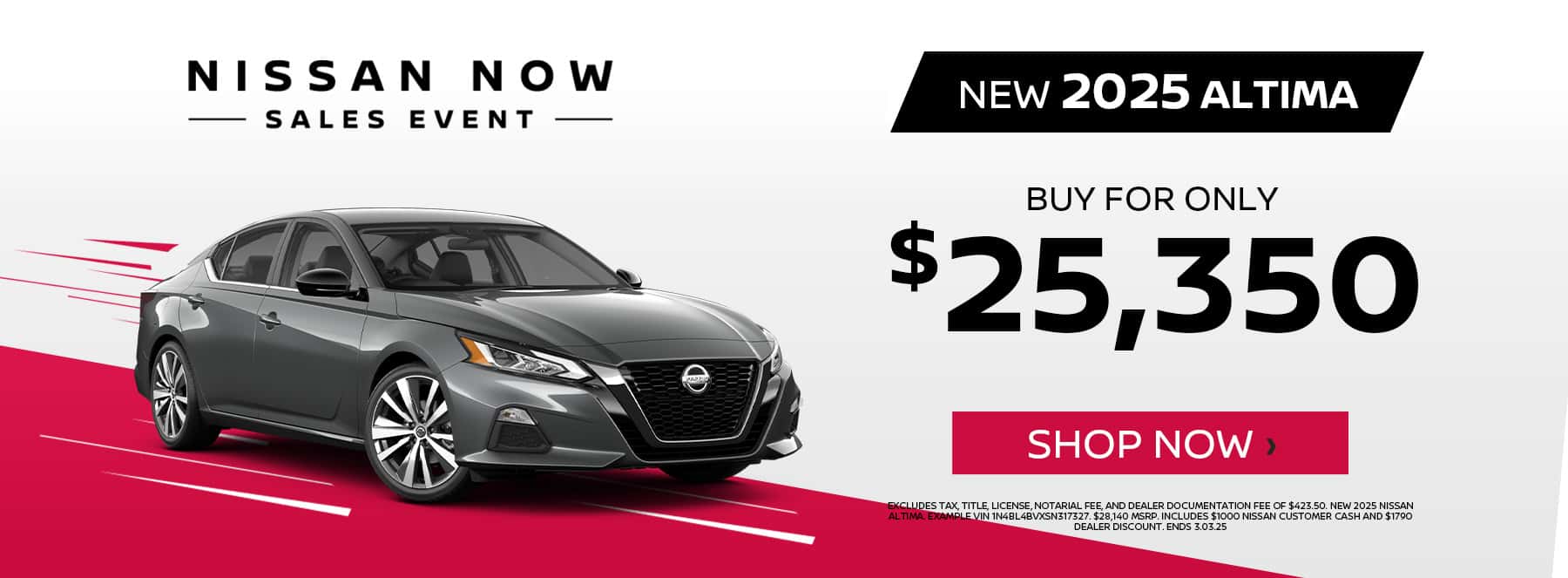 New Altima Specials Near Prairieville, LA