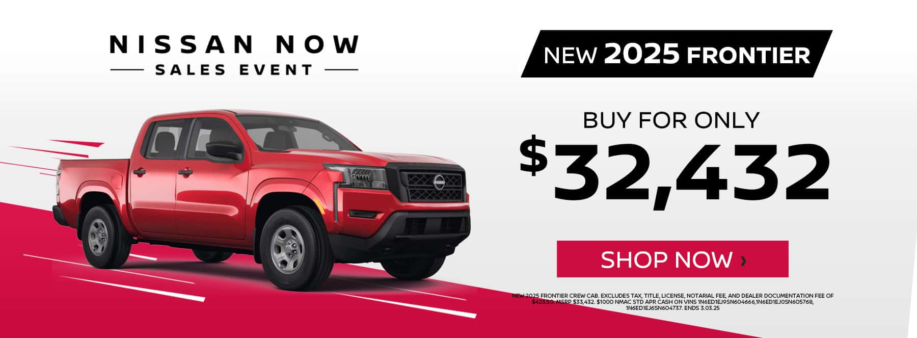 New Frontier Specials Near Prairieville, LA