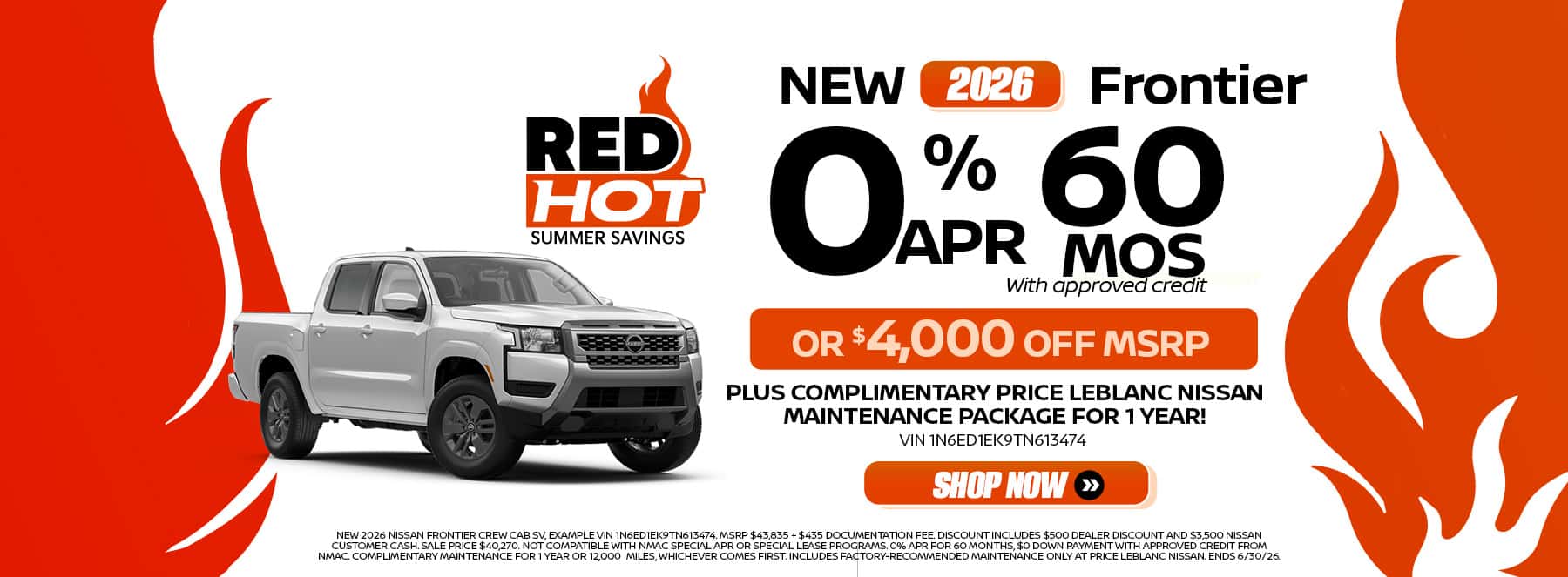 New 2026 Frontier Deals Near Me in Gonzales, LA