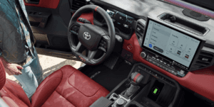 Interior of new 2026 Toyota Tundra for sale near Denham Springs, LA
