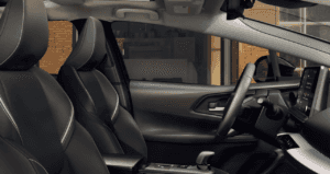 2026 Toyota Prius Limited AWD interior shown in Gradient Black SofTex® trim for sale near Denham Springs