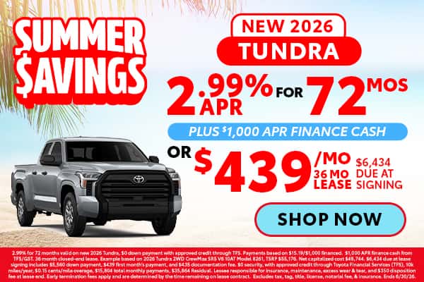 New 2026 Tundra 