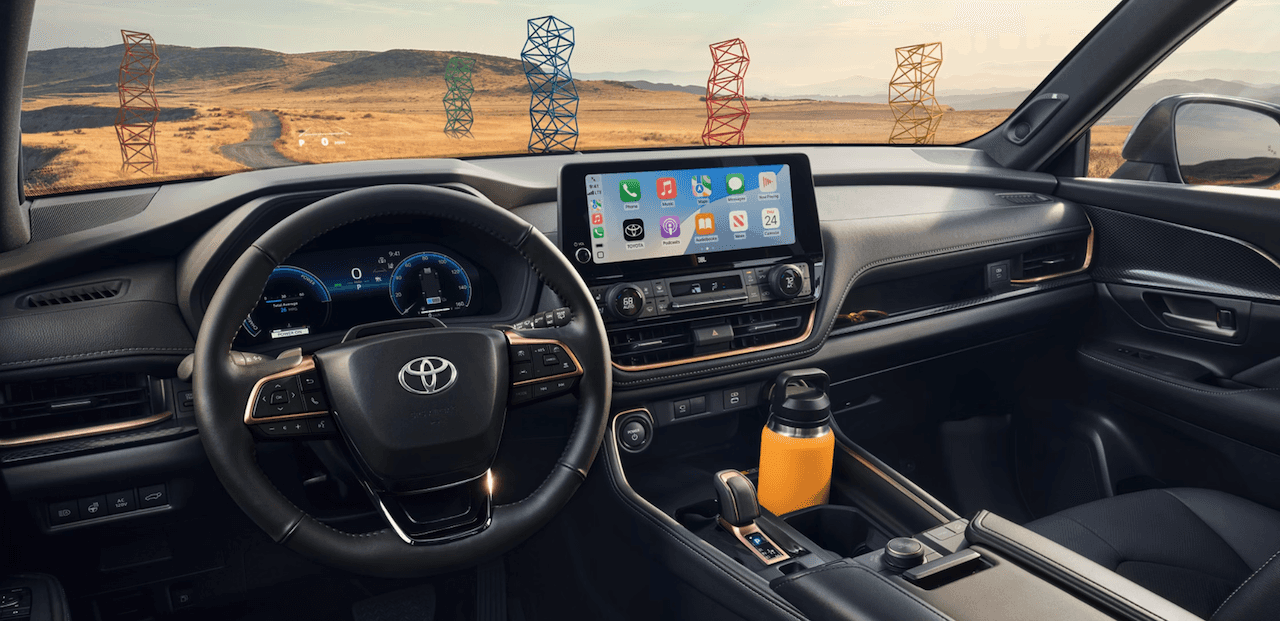 Interior of new 2026 Toyota Grand Highlander for sale near Denham Springs