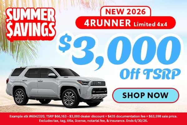 New 2026 4Runner 