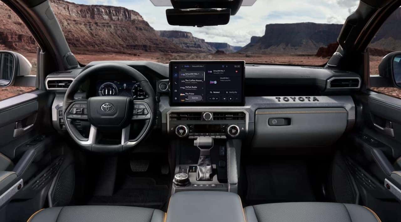 Front interior of 2026 Toyota Tacoma for sale near Gonzales, LA