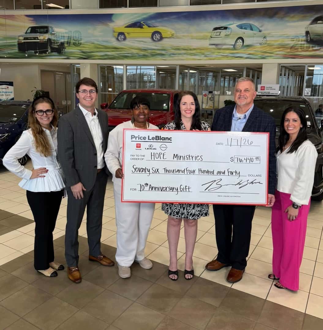 How we Give in Baton Rouge, LA at Price LeBlanc Toyota 