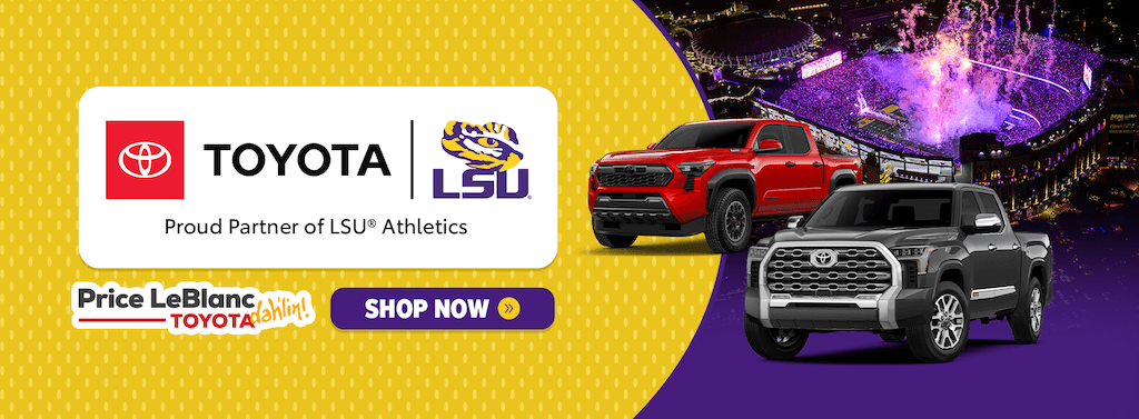 Price LeBlanc Toyota is a Proud Partner of LSU in Baton Rouge, LA