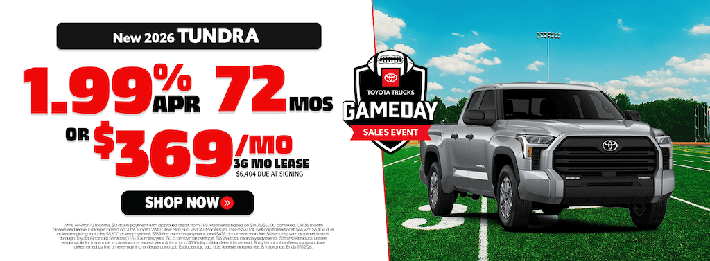 New 2026 Tundra Deals Near Me in Baton Rouge, LA