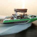 Family in boat