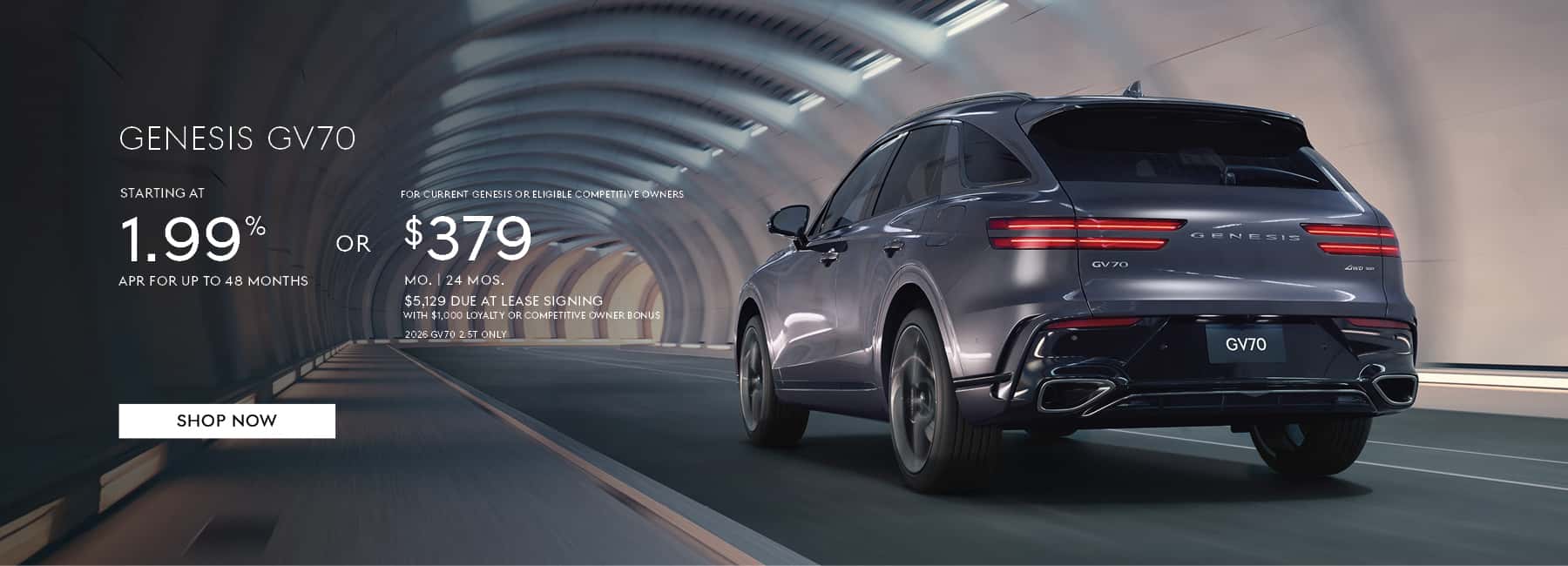 26GV70 APR/Lease+Bonus