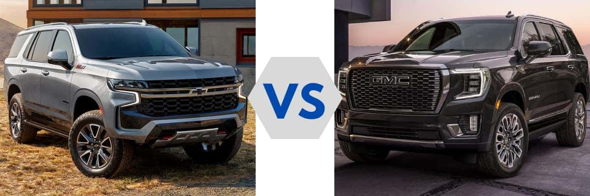 Comparing 2024 Chevy Tahoe And Gmc Yukon At Raceway Chevy Which Suv