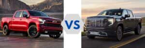 2025 Chevy Silverado 1500 vs 2025 GMC Sierra 1500