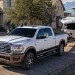 2019 RAM 2500 towing a boat